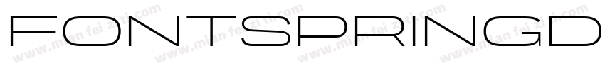 FONTSPRINGDEMO OrganettoExpUltraBol字体转换